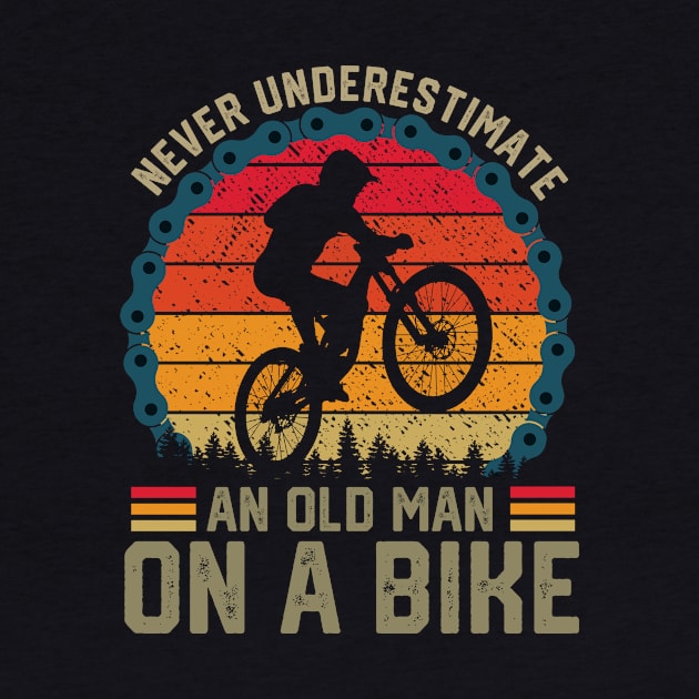 Never Underestimate an Old Man on a Bike by banayan